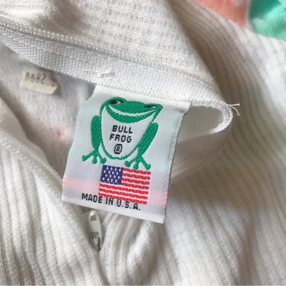 Vintage Bull Frog Knits Ice Cream Footie Size 6-9 Months - Picture 8 of 9